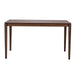 Space Saver Rectangular Leg Table in Satin Walnut - Furniture 4 Less (Jacksonville, NC)