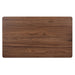 Space Saver Rectangular Leg Table in Satin Walnut - Furniture 4 Less (Jacksonville, NC)