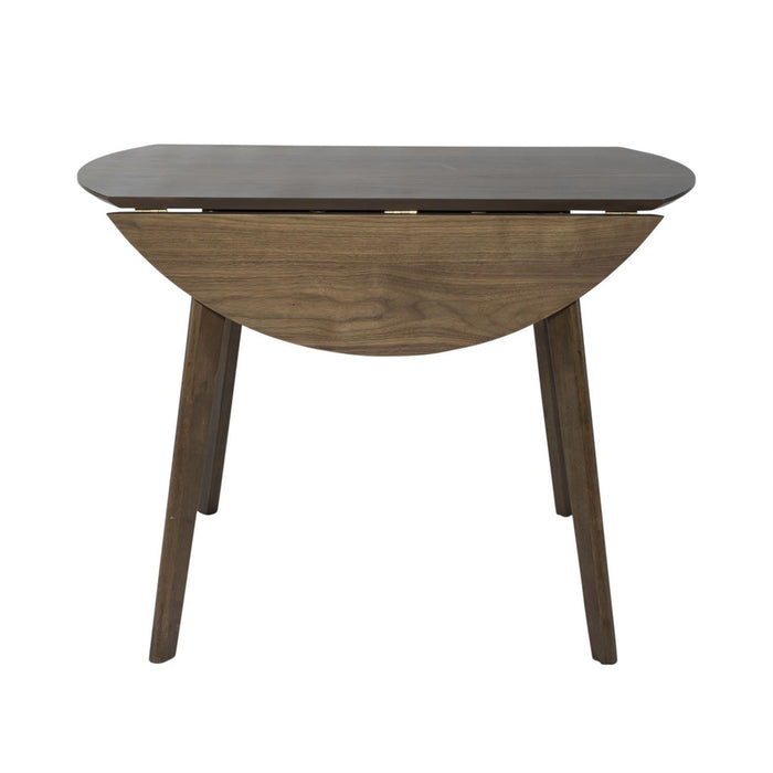 Space Saver Drop Leaf Table in Satin Walnut - Furniture 4 Less (Jacksonville, NC)