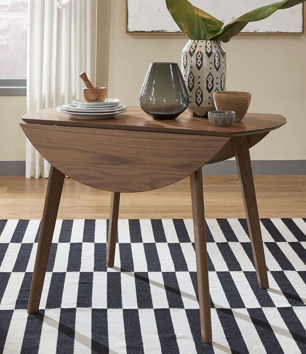 Liberty Furniture Space Saver Drop Leaf Table in Satin Walnut - Furniture 4 Less (Jacksonville, NC)