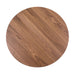 Space Saver Round Pedestal Table in Satin Walnut - Furniture 4 Less (Jacksonville, NC)