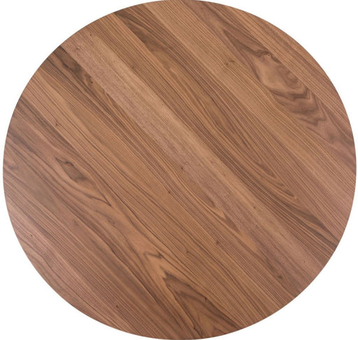 Liberty Furniture Space Saver Round Pedestal Table in Satin Walnut - Furniture 4 Less (Jacksonville, NC)