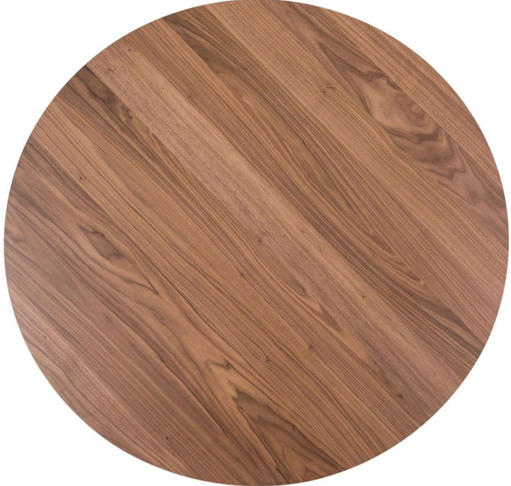 Liberty Furniture Space Saver Round Pedestal Table in Satin Walnut - Furniture 4 Less (Jacksonville, NC)