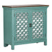 Kensington 2 Door Accent Cabinet in Turquoise - Furniture 4 Less (Jacksonville, NC)