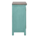 Kensington 2 Door Accent Cabinet in Turquoise - Furniture 4 Less (Jacksonville, NC)