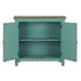 Kensington 2 Door Accent Cabinet in Turquoise - Furniture 4 Less (Jacksonville, NC)