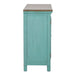 Kensington 3 Door Accent Cabinet in Turquoise - Furniture 4 Less (Jacksonville, NC)
