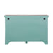 Kensington 3 Door Accent Cabinet in Turquoise - Furniture 4 Less (Jacksonville, NC)