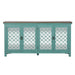 Liberty Furniture Kensington 4 Door Accent Cabinet in Turquoise image
