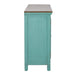 Kensington 4 Door Accent Cabinet in Turquoise - Furniture 4 Less (Jacksonville, NC)