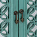 Kensington 4 Door Accent Cabinet in Turquoise - Furniture 4 Less (Jacksonville, NC)