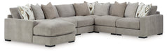 Aslan Court Sectional with Chaise - Furniture 4 Less (Jacksonville, NC)