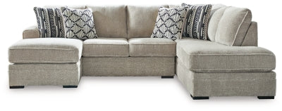 Calnita Sectional with Chaise - Furniture 4 Less (Jacksonville, NC)