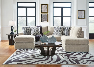 Calnita Sectional with Chaise - Furniture 4 Less (Jacksonville, NC)
