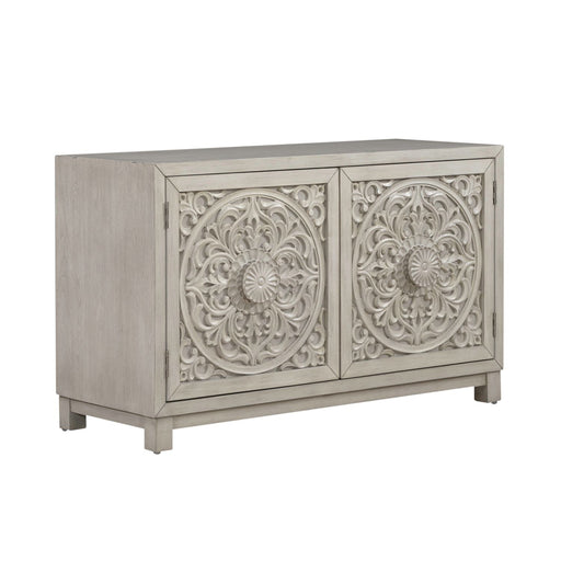 Sundance 2 Door Accent Cabinet in Antique Linen - Furniture 4 Less (Jacksonville, NC)