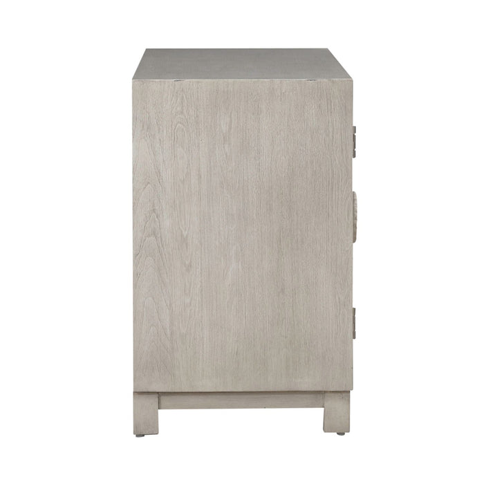 Sundance 2 Door Accent Cabinet in Antique Linen - Furniture 4 Less (Jacksonville, NC)