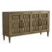 Devonshire 4 Door Accent Cabinet in Driftwood - Furniture 4 Less (Jacksonville, NC)