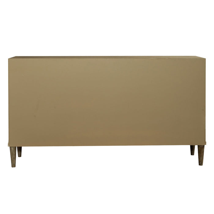 Devonshire 4 Door Accent Cabinet in Driftwood - Furniture 4 Less (Jacksonville, NC)