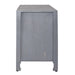 Marisol 65 Inch 3 Door Accent TV Stand in Weathered Honey and Soft Wash Gray - Furniture 4 Less (Jacksonville, NC)