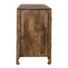 Marisol 74 Inch 4 Door Accent TV Stand in Weathered Honey and Soft Wash Gray - Furniture 4 Less (Jacksonville, NC)
