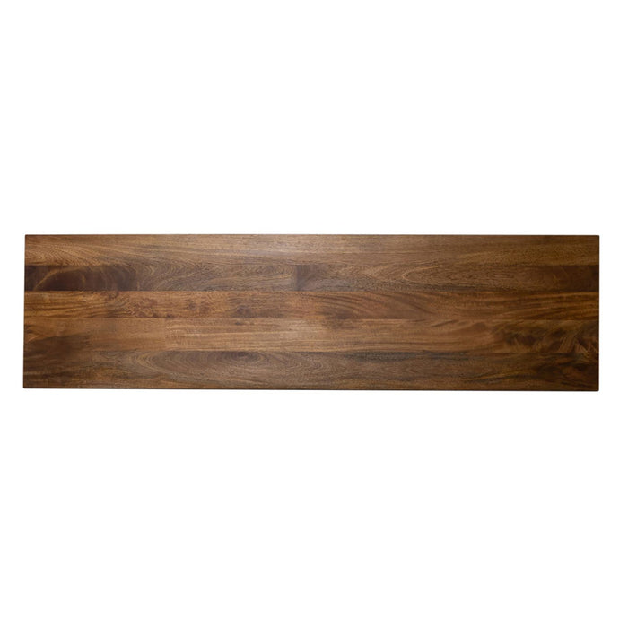 Marisol 74 Inch 4 Door Accent TV Stand in Weathered Honey and Soft Wash Gray - Furniture 4 Less (Jacksonville, NC)