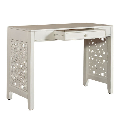 Liberty Furniture Trellis Lane Accent Writing Desk in Weathered White - Furniture 4 Less (Jacksonville, NC)