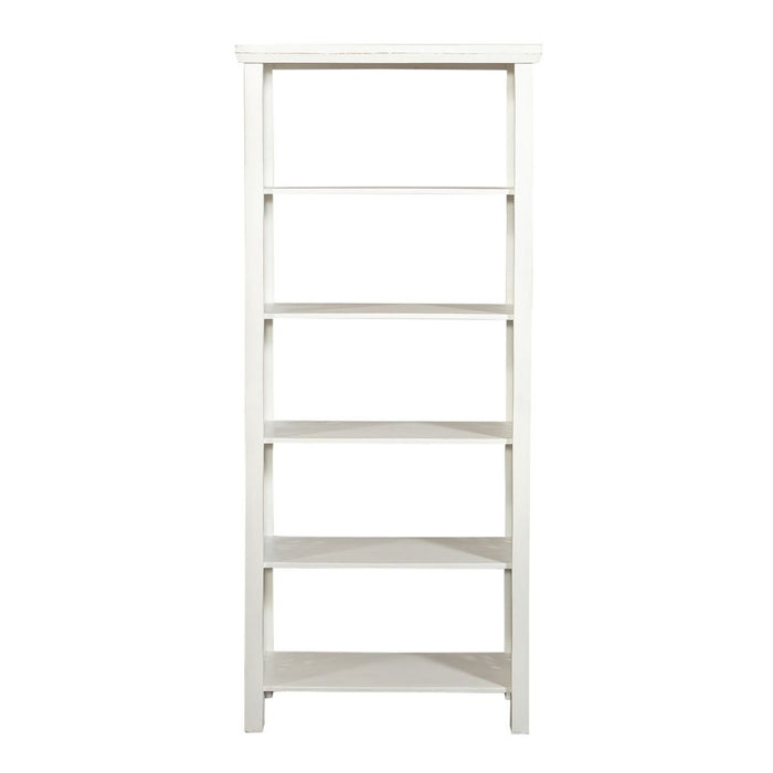 Liberty Furniture Trellis Lane Accent Bookcase in Weathered White image