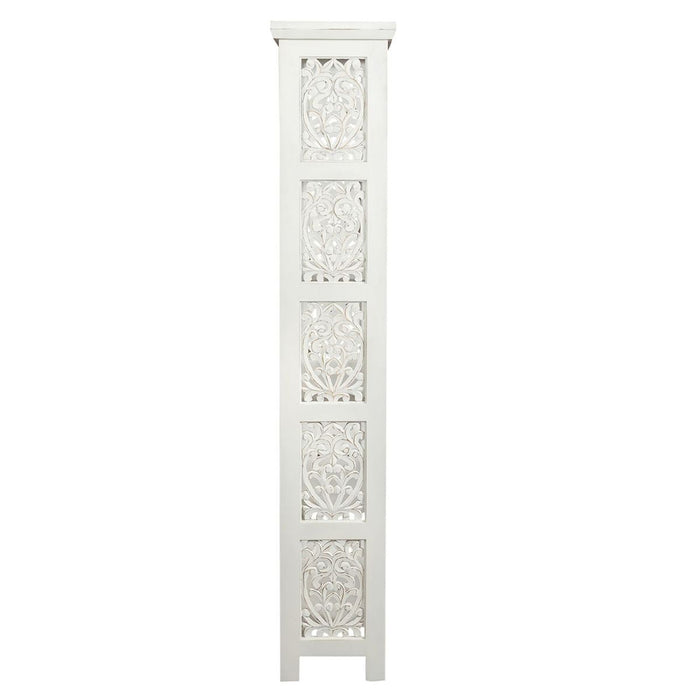 Liberty Furniture Trellis Lane Accent Bookcase in Weathered White - Furniture 4 Less (Jacksonville, NC)