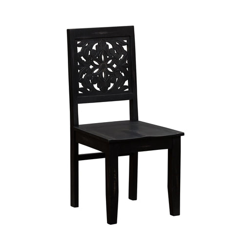 Trellis Lane Accent Chair in Black EST SHIP TIME APPX 4 WEEKS - Furniture 4 Less (Jacksonville, NC)