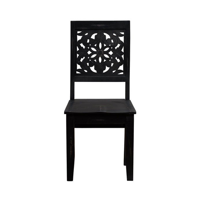 Trellis Lane Accent Chair in Black EST SHIP TIME APPX 4 WEEKS - Furniture 4 Less (Jacksonville, NC)