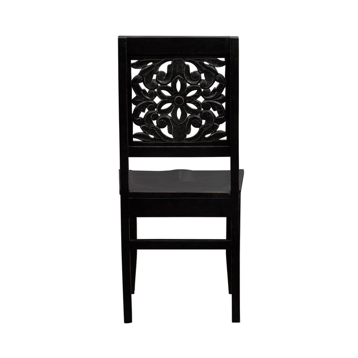 Trellis Lane Accent Chair in Black EST SHIP TIME APPX 4 WEEKS - Furniture 4 Less (Jacksonville, NC)