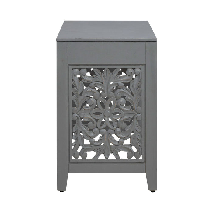 Liberty Furniture Trellis Lane Accent Writing Desk in Grey EST SHIP TIME APPX 4 WEEKS - Furniture 4 Less (Jacksonville, NC)