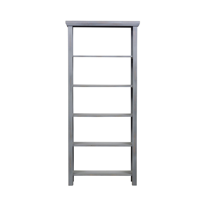Liberty Furniture Trellis Lane Accent Bookcase in Grey EST SHIP TIME APPX 4 WEEKS - Furniture 4 Less (Jacksonville, NC)