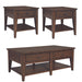 Lake House 3 Piece Set (1-Cocktail 2-End Tables) - Furniture 4 Less (Jacksonville, NC)
