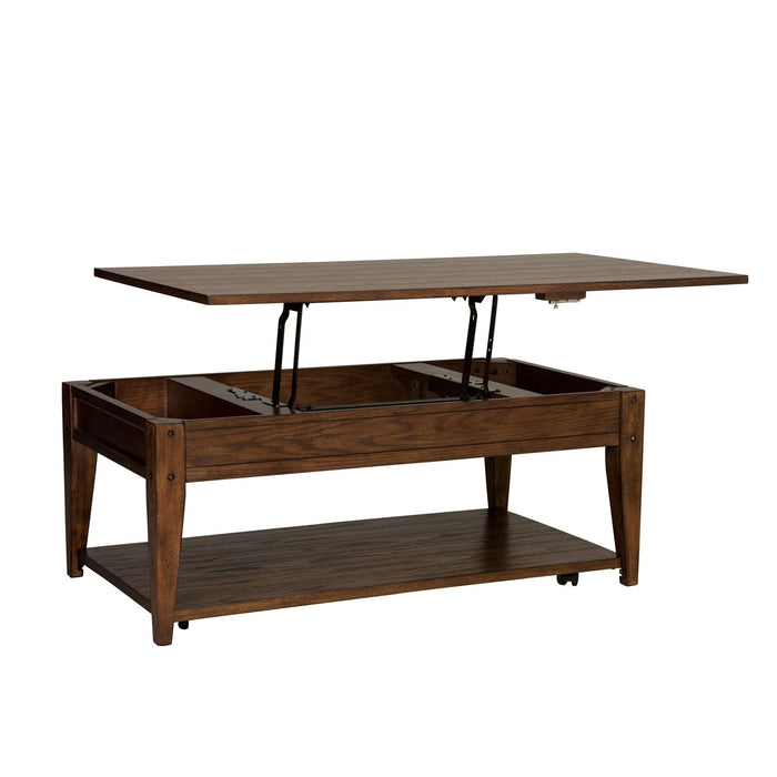Lake House Lift Top Cocktail Table - Furniture 4 Less (Jacksonville, NC)