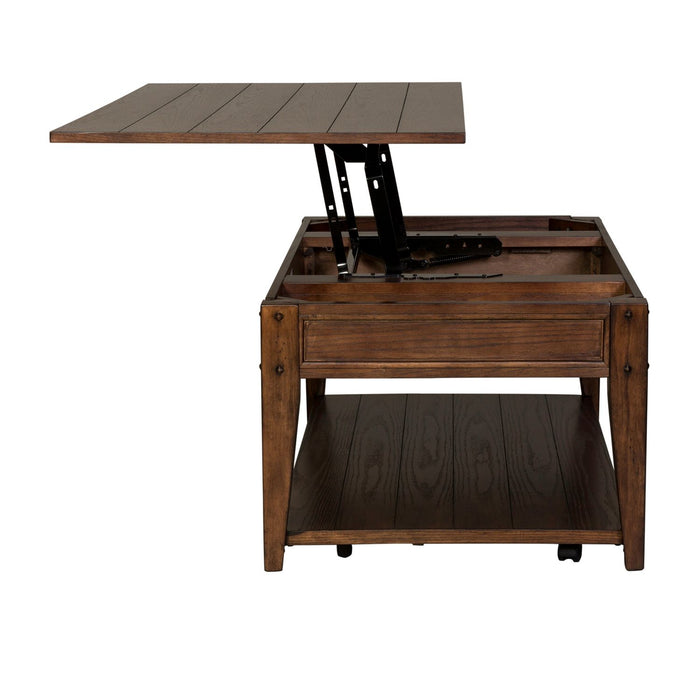 Lake House Lift Top Cocktail Table - Furniture 4 Less (Jacksonville, NC)