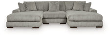 Lindyn Sectional with Double Chaise - Furniture 4 Less (Jacksonville, NC)