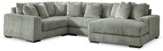Lindyn Sectional with Chaise - Furniture 4 Less (Jacksonville, NC)