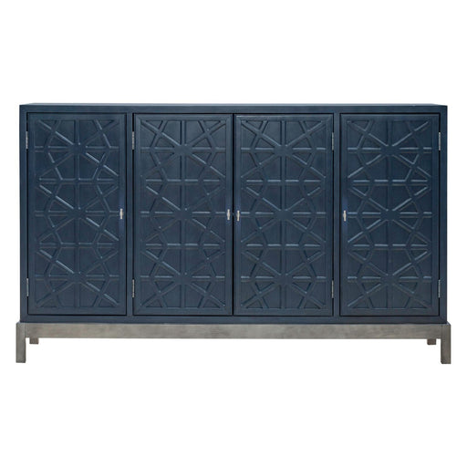 Liberty Furniture Braxton Accent Cabinet in Azure Blue EST SHIP TIME APPX 4 WEEKS - Furniture 4 Less (Jacksonville, NC)