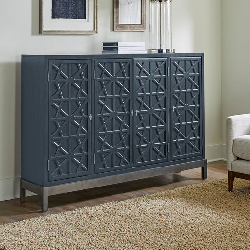 Braxton Accent Cabinet in Azure Blue EST SHIP TIME APPX 4 WEEKS image