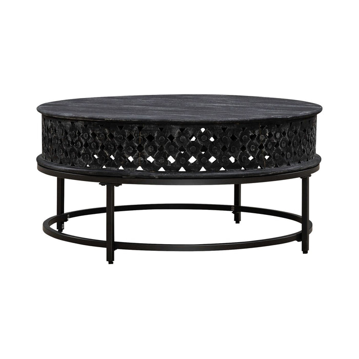 Stella Accent Cocktail Table in Chalkboard Black EST SHIP TIME APPX 4 WEEKS - Furniture 4 Less (Jacksonville, NC)