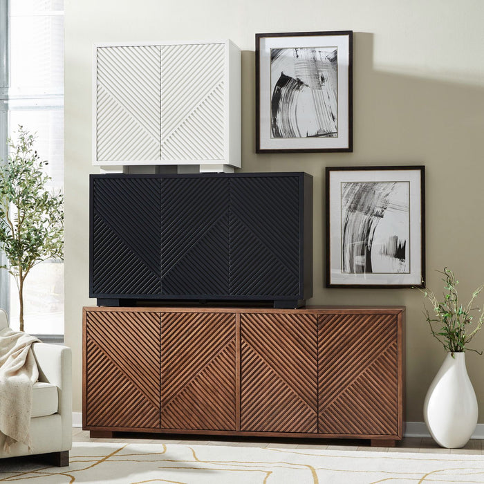 Easton 82 Inch TV Console in Coffee Bean - Furniture 4 Less (Jacksonville, NC)