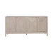 Kinsley 4 Door Accent Cabinet in Washed Taupe & Silver Champagne EST SHIP TIME APPX 4 WEEKS - Furniture 4 Less (Jacksonville, NC)
