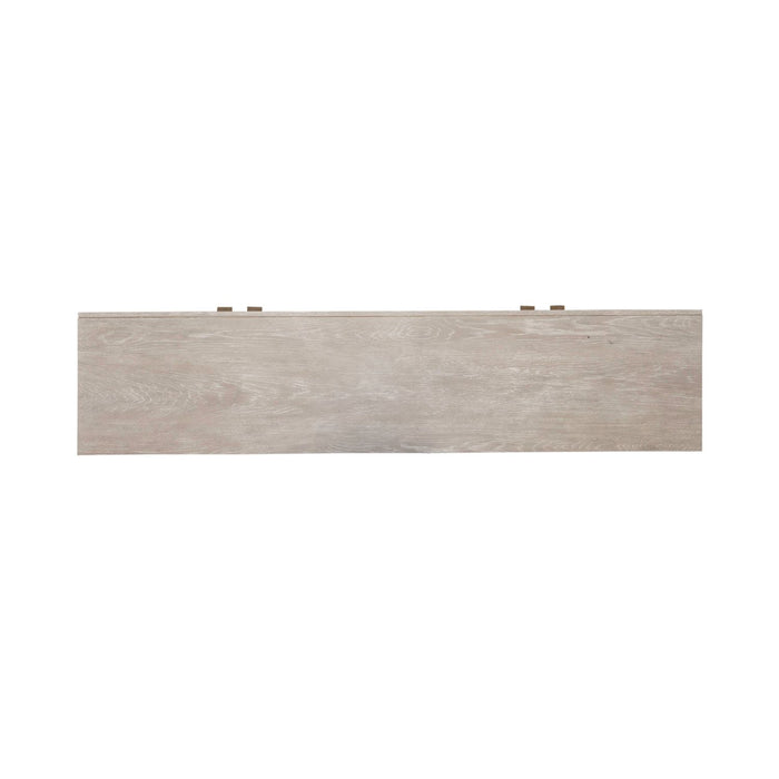 Kinsley 4 Door Accent Cabinet in Washed Taupe & Silver Champagne EST SHIP TIME APPX 4 WEEKS - Furniture 4 Less (Jacksonville, NC)
