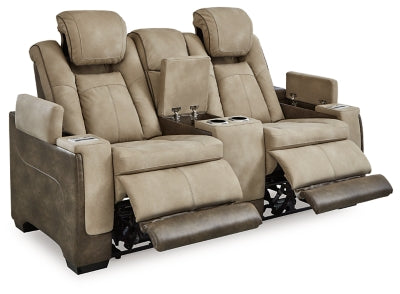 Next-Gen DuraPella Power Reclining Loveseat with Console - Furniture 4 Less (Jacksonville, NC)