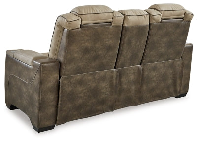 Next-Gen DuraPella Power Reclining Loveseat with Console - Furniture 4 Less (Jacksonville, NC)