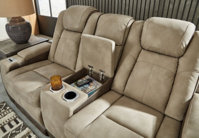 Next-Gen DuraPella Power Reclining Loveseat with Console - Furniture 4 Less (Jacksonville, NC)