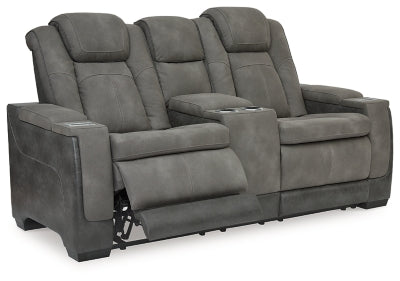 Next-Gen DuraPella Power Reclining Loveseat with Console - Furniture 4 Less (Jacksonville, NC)