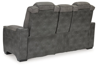 Next-Gen DuraPella Power Reclining Loveseat with Console - Furniture 4 Less (Jacksonville, NC)