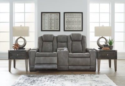 Next-Gen DuraPella Power Reclining Loveseat with Console - Furniture 4 Less (Jacksonville, NC)